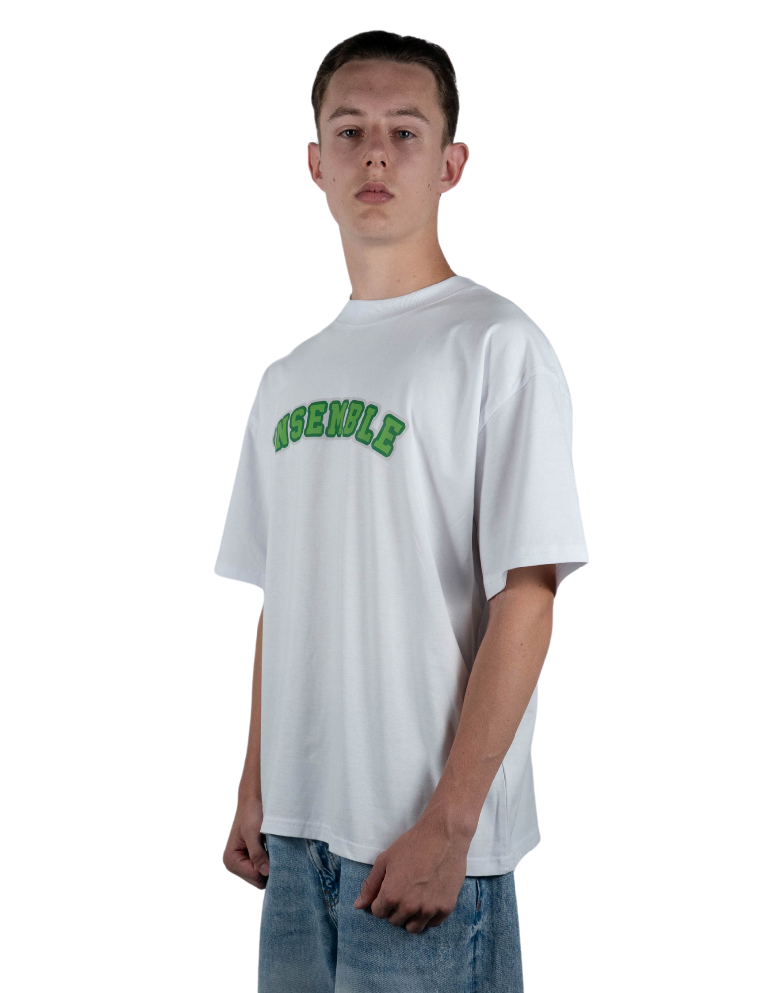 Chalk White 25 College Tee