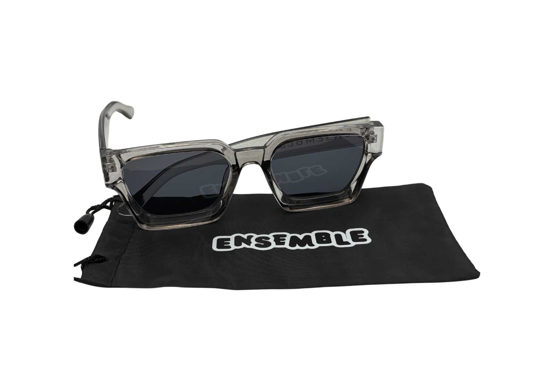 Ensemble Clear Noir Sunglasses
