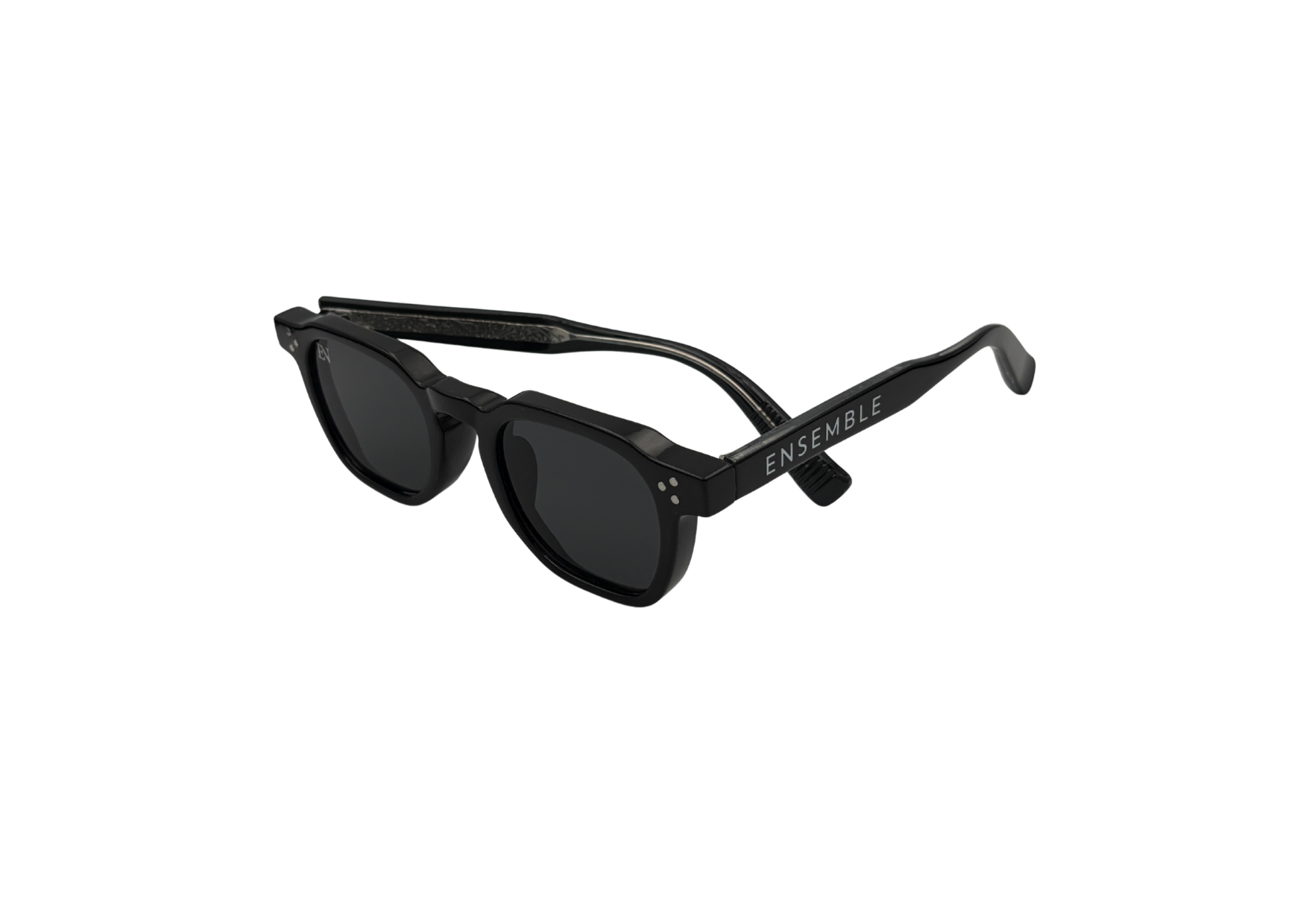 Ensemble Noir Circle Sunglasses